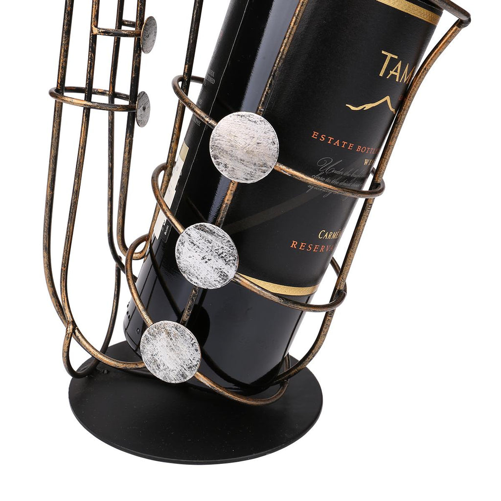 Impressive Saxophone Wine Rack